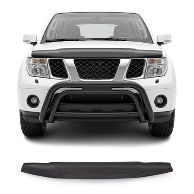 2005-2021 Nissan Frontier Front Bug Shield Hood Deflector 1 Pc Smoke
