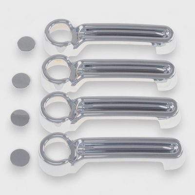 2007-2018 Jeep Wrangler Door Handle Cover Chrome 8Pcs ABS Plastic