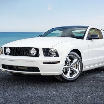 For Ford Mustang 2005-2009 Turn Signal Parking Lamp Matte Black Housing Clear Lens