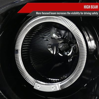 2004-2005 Subaru Impreza WRX/STI Outback Projector Headlights Jet Black