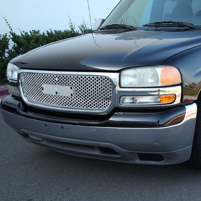 1999-2002 GMC Sierra 1500 2500LD/ 2000-2006 Yukon + XL Chrome Mesh Grille