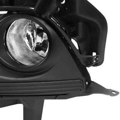 2014-2016 Toyota Highlander H16 Fog Lights Kit Chrome Housing/Clear Lens