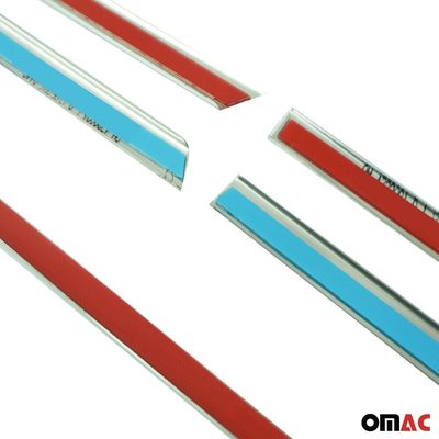 2003-2006 Dodge Sprinter Front Bumper Grill Trim Molding Stainless Steel Silver 5 Pcs