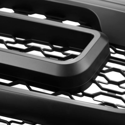 2009-2012 Dodge RAM 1500 Rebel Style Front hood Grille w/ Amber LED Lights