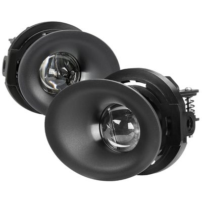 2015-2018 Dodge Challenger H11 12V/55W Projector Fog Lights Kit Chrome/Clear