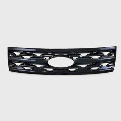 2018-2019 Ford Explorer Grille Overlay Gloss Black 1Pcs ABS Plastic
