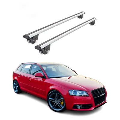 2006-2013 Audi A3 Sportback Roof Rack Cross Bars Silver
