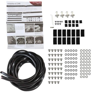 2011-2016 Ford F-250 / F-350 SuperDuty Short Bed Only Textured Rivet Style Fender Flares 1 set of 4 pieces