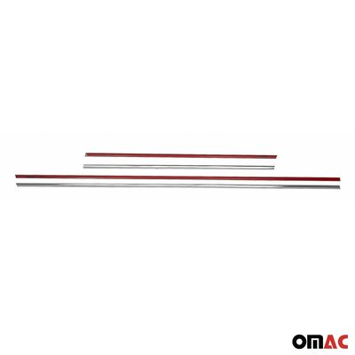 2002-2005 VW Passat B5.5 Window Molding Trim Streamer Stainless Steel Silver 4 Pcs