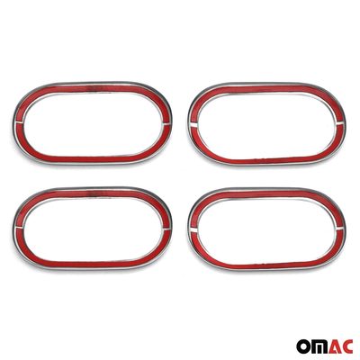2014-2019 Smart Forfour Car Door Handle Cover Protector Stainless Steel Chrome 4 Pcs