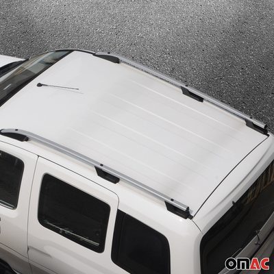 2015-2026 Ford Transit L1 SWB Roof Rack Rails Side Rails Silver