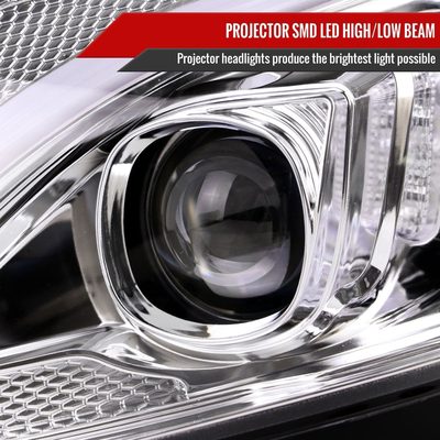 2015-2018 Mercedes-Benz C-Class W205 Full LED Headlights Signal Chrome