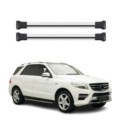 2012-2015 Mercedes ML Class W166 Roof Rack Cross Bars Silver