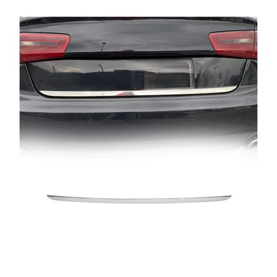 2012-2015 Audi A6 C7 Pre-FL Sedan Rear Trunk Molding Trim Stainless Steel