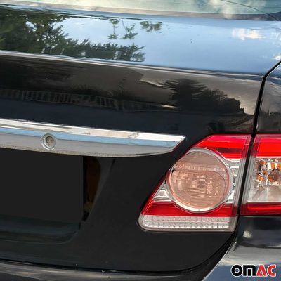 2010-2013 Toyota Corolla FL Rear Trunk Tailgate Door Handle Cover Stainless Steel Silver