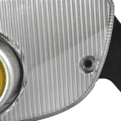 1992-1995 Honda Civic Coupe/Hatchback H3 Fog Lights Kit Chrome/Yellow Lens