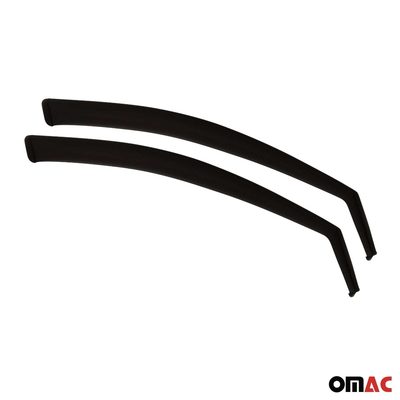 2009-2015 Mercedes GLK Class X204 Window Visor Vent Rain Deflector 2Pcs Smoke