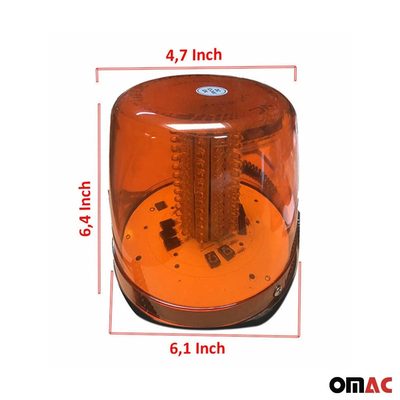 80 LED Car Strobe Light Warning Light Flash Beacon Light Rooftop Emergency Amber