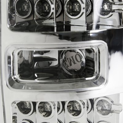 2009-2014 Ford F-150 LED Tail Lights Chrome Housing/Clear Lens