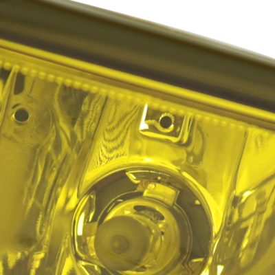2004-2005 Honda Civic Coupe/Sedan H8 Fog Lights Kit Chrome/Yellow Lens