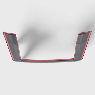 2020-2025 Nissan Armada Grille Overlay Gloss Black 1Pcs ABS Plastic
