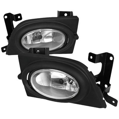 2006-2008 Honda Civic Sedan H11 Fog Lights Chrome Housing/Clear Lens