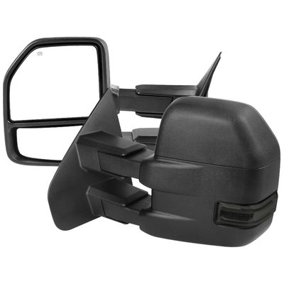 2007-2014 Ford F-150 Heated Towing Mirrors Smoke LED Turn & Puddle Lights