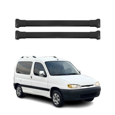 1996-2008 Citroen Berlingo Roof Rack Cross Bars Black