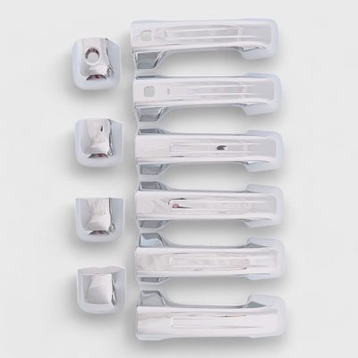 2019-2023 RAM RAM 2500/3500 Door Handle Cover Chrome 10Pcs ABS Plastic