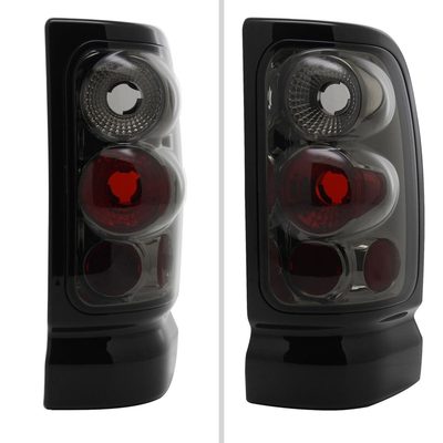 1994-2002 Dodge RAM Tail Lights Chrome Housing/Smoke Lens
