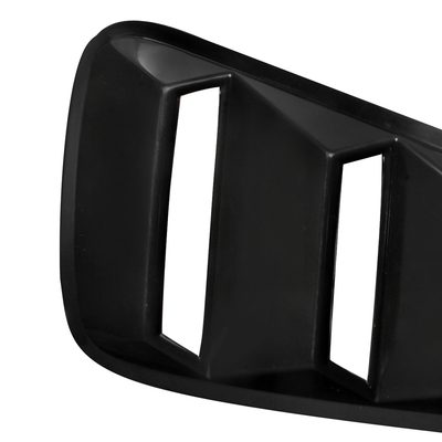 2005-2014 Ford Mustang Textured Black ABS Quarter Side Window Louvers Vent