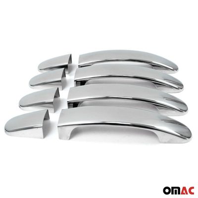 2015-2024 Ford Transit 150 Car Door Handle Cover Protector Stainless Steel 8 Pcs