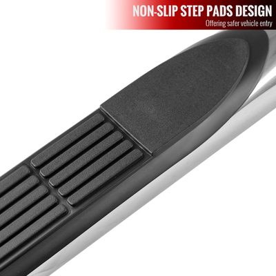 2015-2021 Ford F-150/F-250/350 Crew/SuperCrew Cab 3" Steel Side Step Nerf Bars