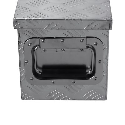 Universal 31" Heavy Duty Silver Aluminum Tool Box w/ Side Handles Lock & Keys