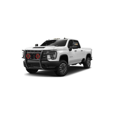 Fits 2019-2022 Chevy Silverado 1500 (BLK-17GT29MA-PLR)