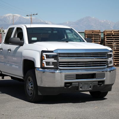 2015-2019 Chevy Silverado 2500HD/3500HD LED Projector Headlights Matte Black