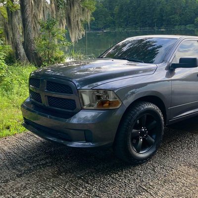 2009-2018 Dodge RAM 1500/ 2019-2023 2500 3500 Quad Headlights Chrome/Light Smoke
