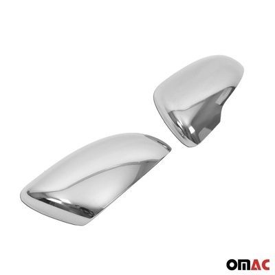 2016-2020 Kia Sorento Side Mirror Cover Caps Stainless Steel Silver 2 Pcs