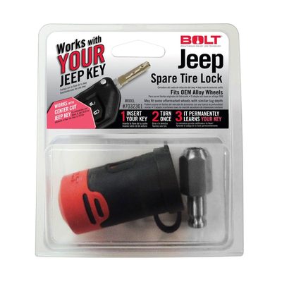 Cerradura Bolt para llanta De Repuesto Wrangler JL 18-25
