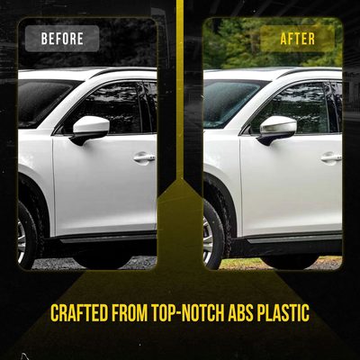 2024-2025 Mazda CX-90 Mirror Cover Caps Chrome 2Pcs ABS Plastic