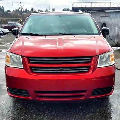 2008-2010 Dodge Grand Caravan Factory Style Headlights - Chrome/Clear Lens