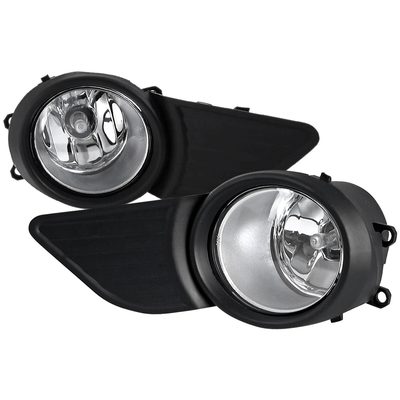 2011-2017 Toyota Sienna H11 Fog Lights Kit Chrome Housing/Clear Lens
