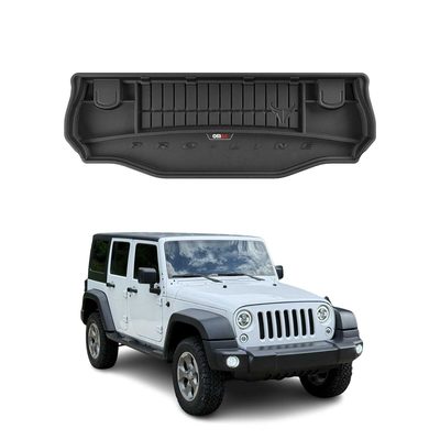 2007-2018 Jeep Wrangler Premium Cargo Liner Trunk Mat All Weather Heavy Duty