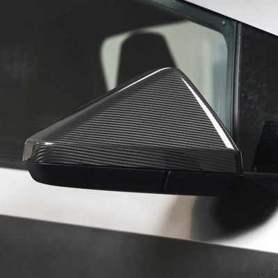 [Real Carbon Fiber] Side Mirror Cover Glossy Dry Carbon For Cybertruck