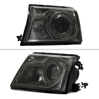 1998-2000 Ford Ranger Halo Projector Headlights Chrome Housing/Smoke Lens