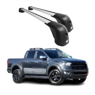 2019-2023 Ford Ranger Raptor Roof Racks Cross Bars Silver
