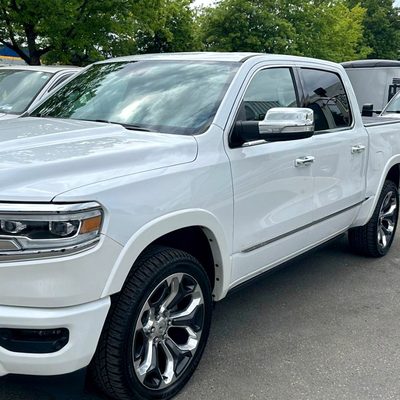 2019-2024 Dodge RAM 1500 Chrome Manual Fold & Heated Side Mirror Driver
