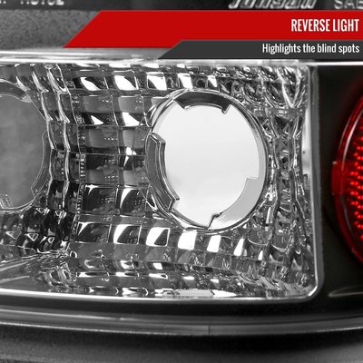 1997-2007 Ford F-150/F-250/350/450/550 Styleside V2 LED Tail Lights Matt Black