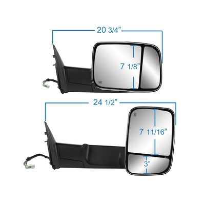 Fits 2012-2018 Ram 1500, 2012-2022 2500/3500, 2019-2024 1500 Classic (KSR-60203C)