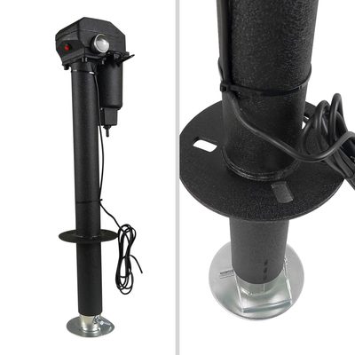3500LB Universal 12V Electric Tongue Jack for RV Trailer & Camper LED Side Light